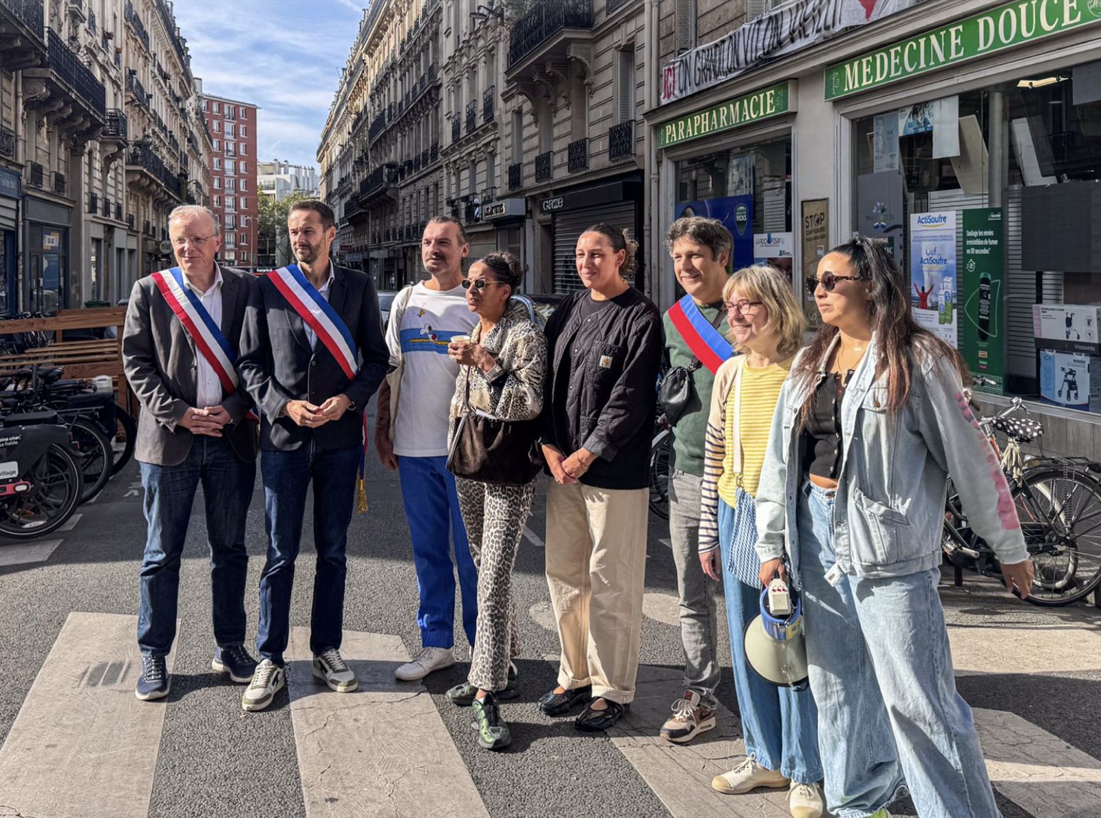 Les élus aux côtés des locataires du 26 rue Camille Desmoulins